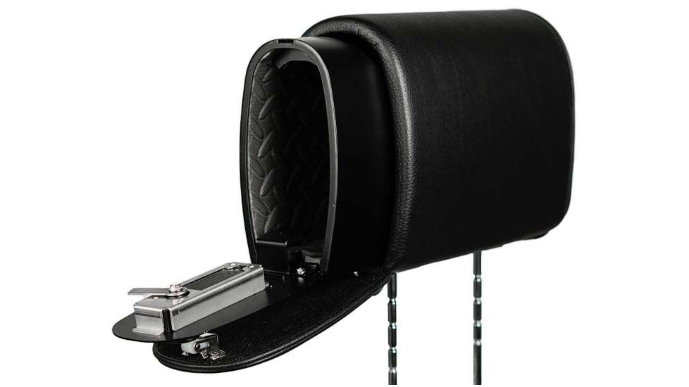The Headrest Safe Co. Slide Bundle, Leatherette, Black, HRSLIDEBUNDBL02