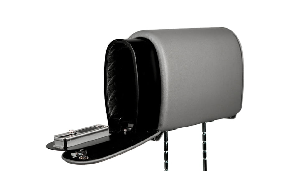 The Headrest Safe Co. Slide Bundle, Leatherette, Dark Gray, HRSLIDEBUNDDGL02