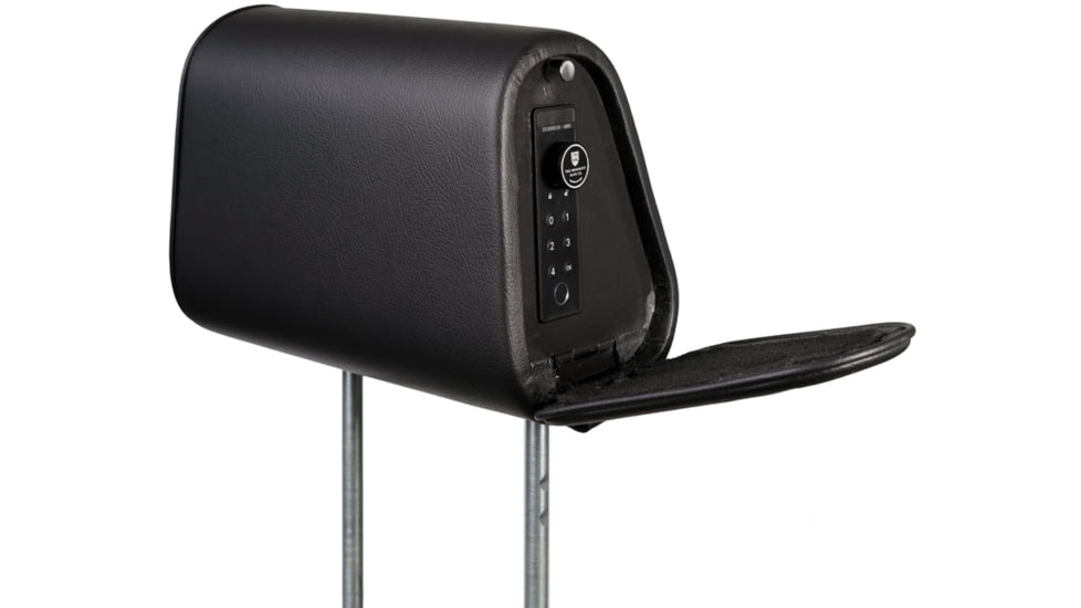 The Headrest Safe Co. The Headrest Safe, Leatherette, Black, HRSBL01