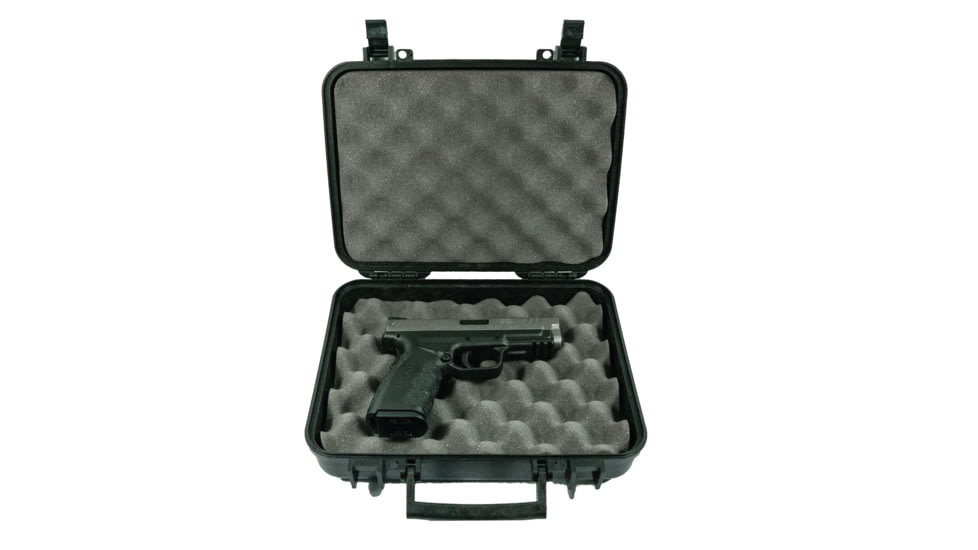 The Outdoor Connection Flag Hard Pistol Case, 11 in, Black, 10017