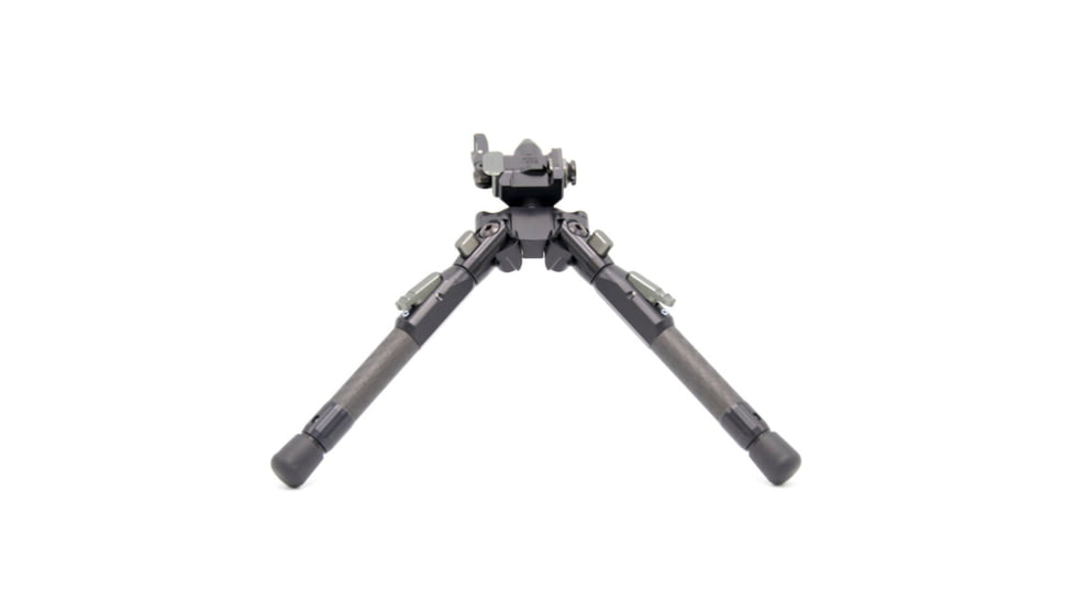 Tier One Atac Bipod - Carbon QD Picatinny Tilt Only 9in, Grey, T1ATACC-LTPIC