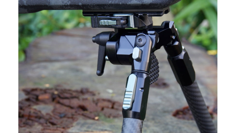 Tier One ELR V2 Competition Bipod - QD Picatinny Tilt Only, Black, T1ELRBIPODQDT