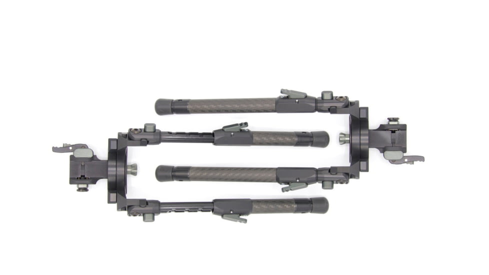 Tier One Evolution Bipod - Carbon M Lok 7in, Black, T1BECM180