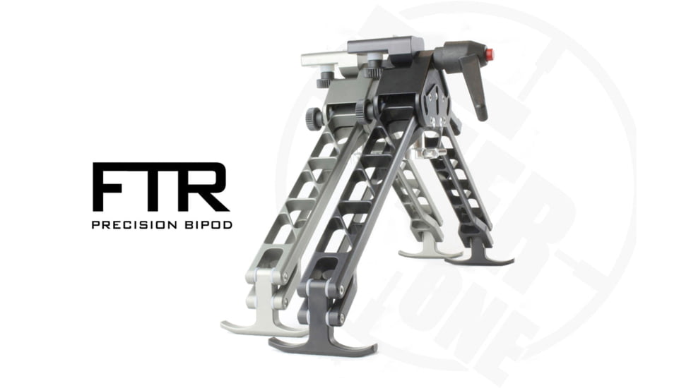 Tier One FTR Bipod Grey Aluminum Freeland fit, T1FTRAFG