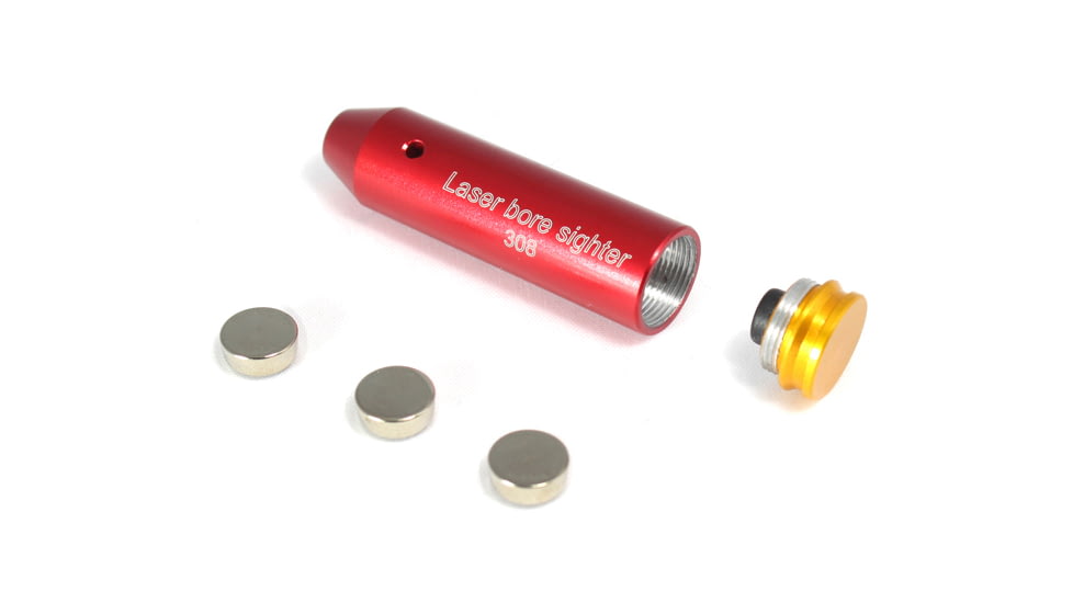 Tiger Rock .243/.308 Cartidge Laser Bore Sighter, Red, LBS308