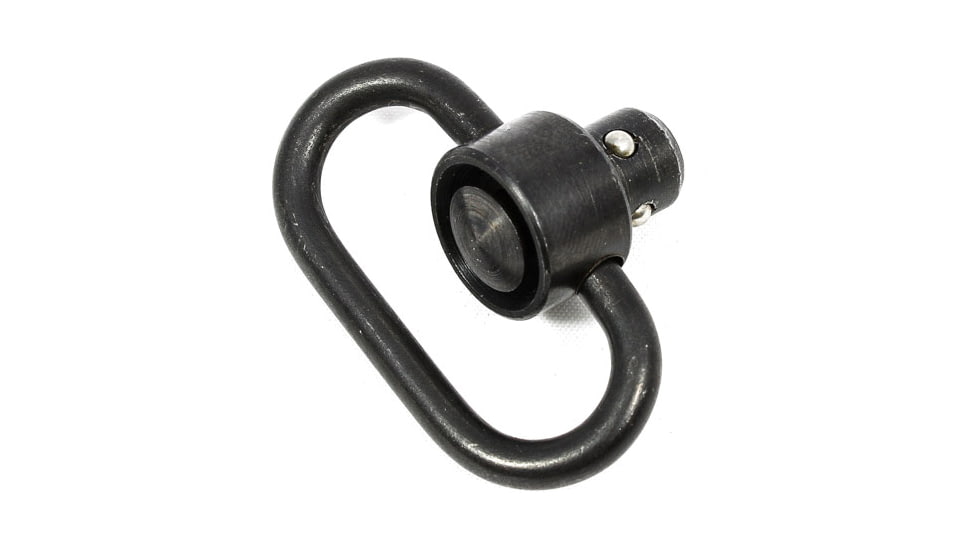 Tiger Rock Push-Button Quick Detach Sling Swivel, Black, QD