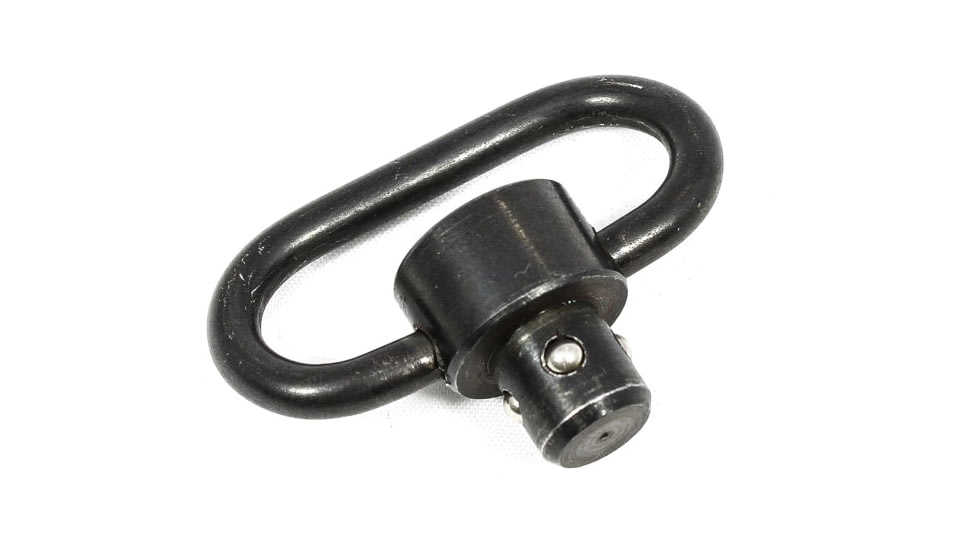 Tiger Rock Push-Button Quick Detach Sling Swivel, Black, QD