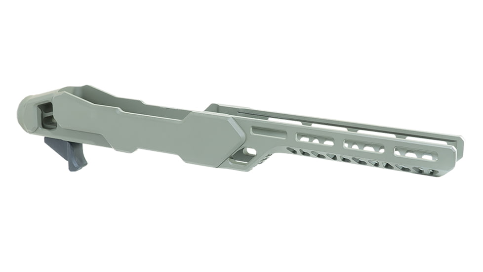 Timber Creek Outdoors Enforcer Rifle Chassis OD Green Aluminum Fits Ruger 10/22 Compatible w/ MSR Buffer Tubes, ERC1022OD