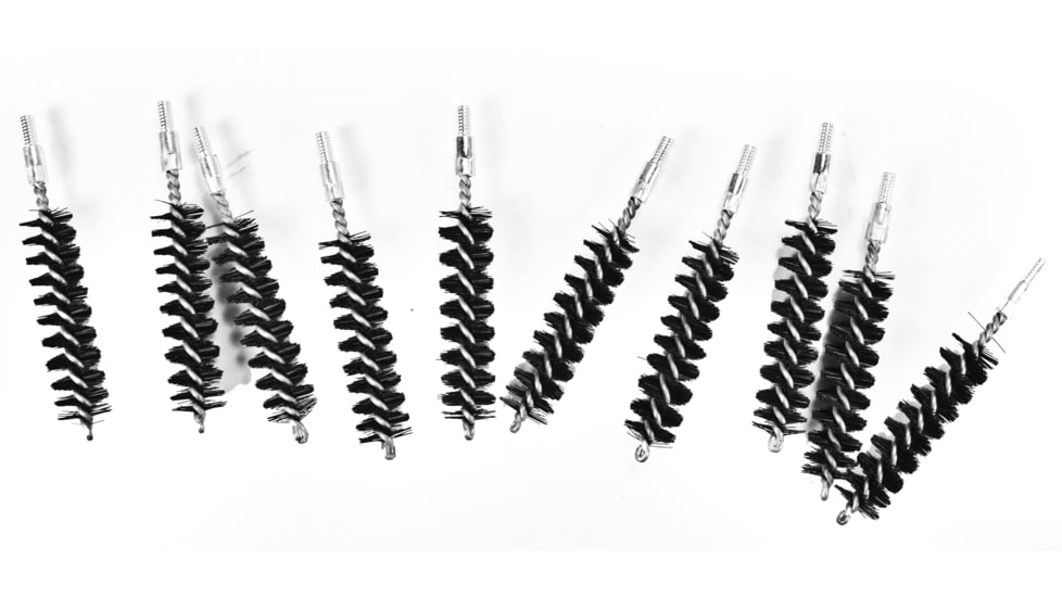 Tipton 44/45 Caliber Rifle Nylon Bristle Bore Brush, Bag of 10
