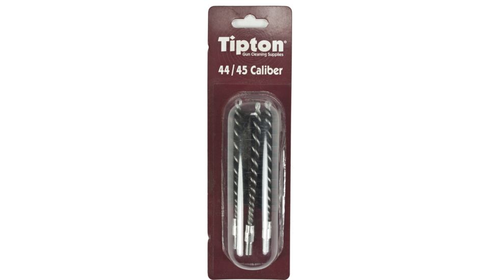 Tipton 44/45 Caliber Rifle Nylon Bristle Bore Brush, Shelf Pack of 3