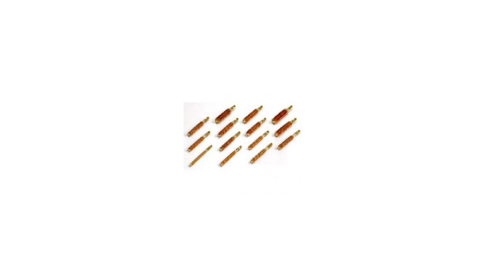 Tipton 44 Caliber Handgun Bronze Bristle Bore Brush, Shelf Pack of 3