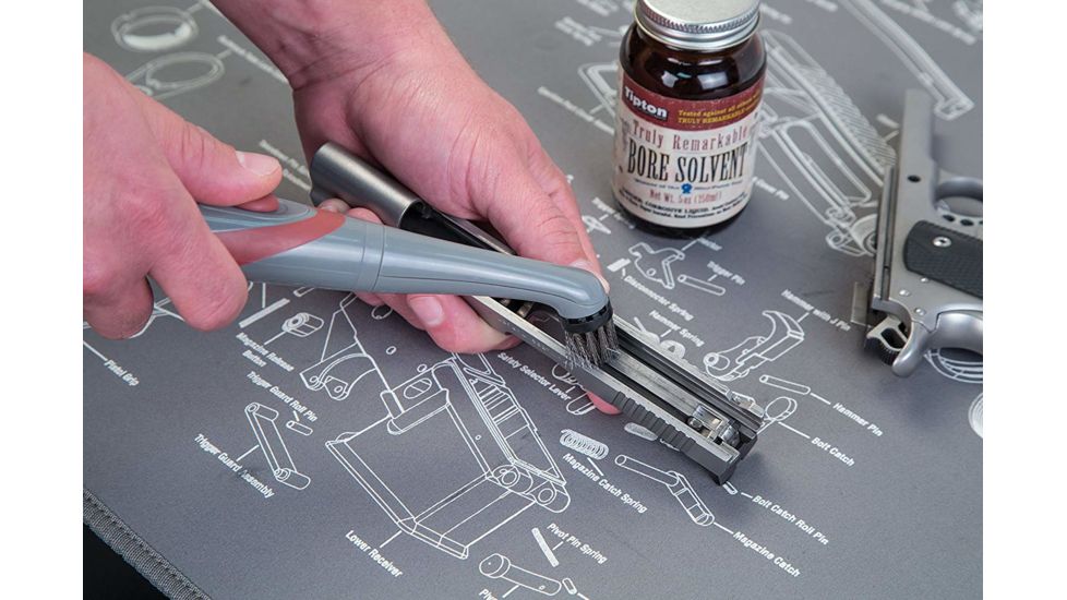 Tipton Power Clean Electric Gun Cleaning Brush Kit, 4 Pieces, 110127