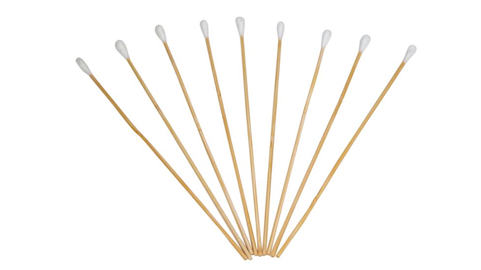 Tipton Power Swab, 22 Cal., Swab, 250 ct, Bamboo/White, 1099924