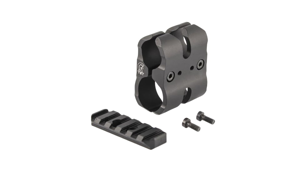 Toni System Tactical Barrel Clamp + 1 Picatinny Rail, Black, ASTCTP-BK