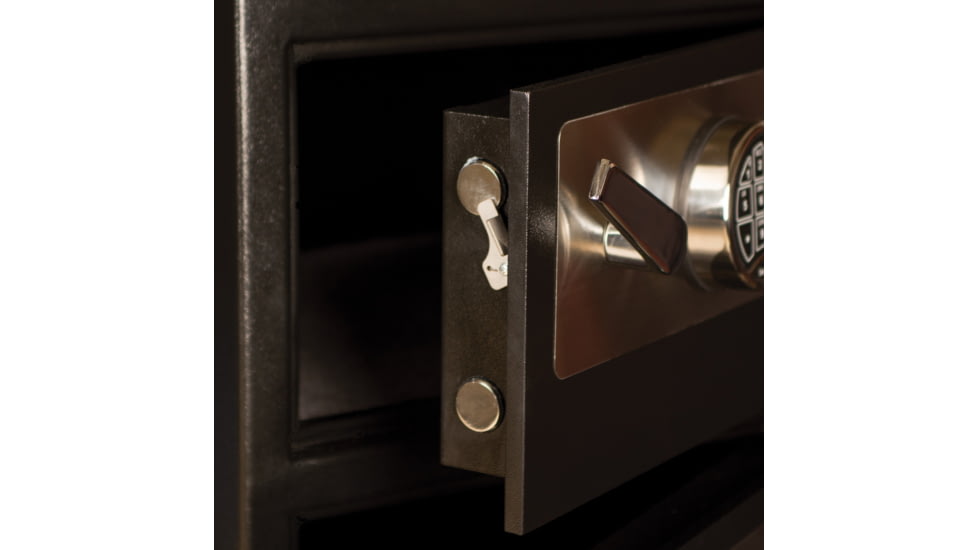 Tracker Safe Double Door Steel Deposit Safe, Black, DS302020DD-ESR