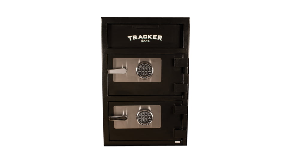 Tracker Safe Double Door Steel Deposit Safe, Black, DS302020DD-ESR