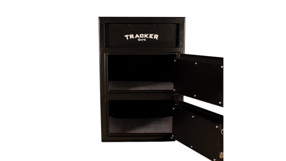 Tracker Safe Double Door Steel Deposit Safe, Black, DS302020DD-ESR