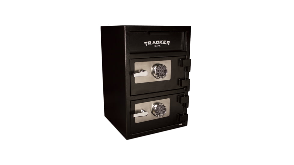 Tracker Safe Double Door Steel Deposit Safe, Black, DS302020DD-ESR
