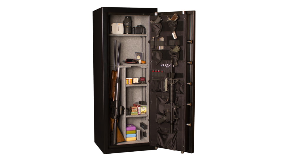 Tracker Safe Fire Rated Gun Safe, M12, Electronic Lock, Black, T592320M-ELG