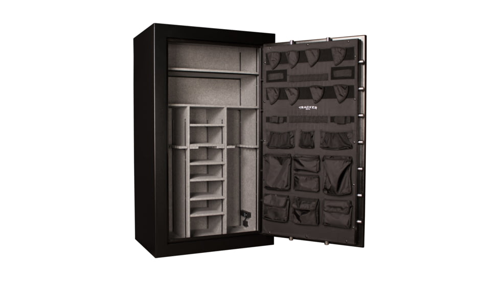 Tracker Safe Fire Rated Gun Safe, M45, Dial Lock, Black, T724227M-DLG