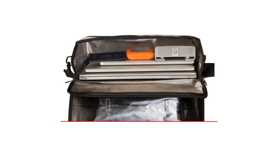 Tracker Safe Fire/Water Resistant Bag, Extra Large, Black, FB1612