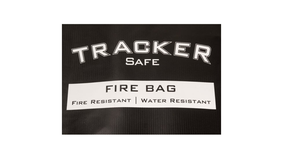 Tracker Safe Fire/Water Resistant Bag, Large, Black, FB1512