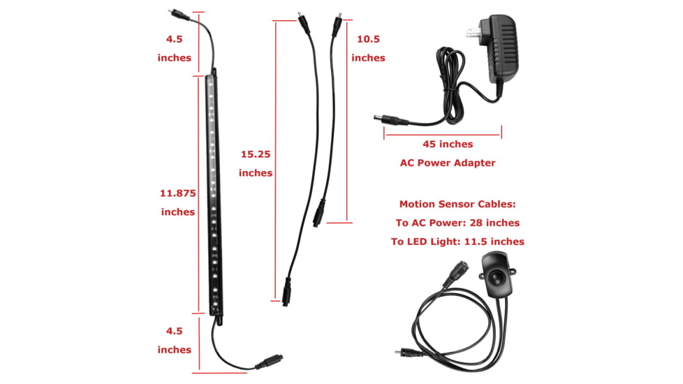 Tracker Safe LED Light Kit, Universal, LK-5000