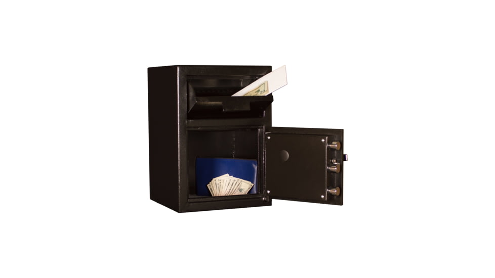 Tracker Safe Steel Deposit Safe w/Hopper, Black, DS201414-ESR