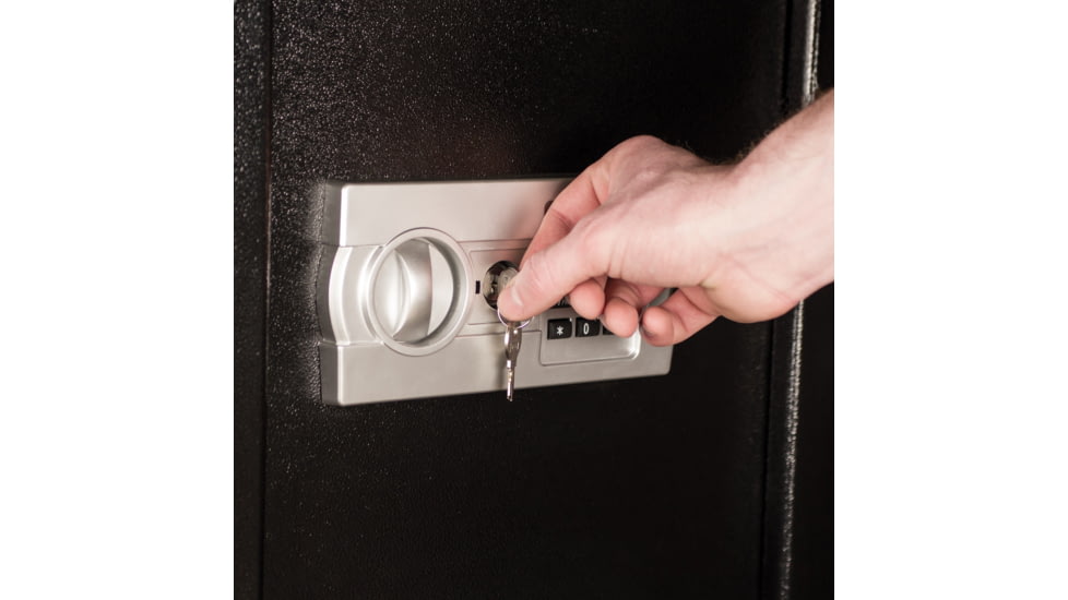Tracker Safe Steel Wall Safe w/E-Lock, Black, WS211404-E