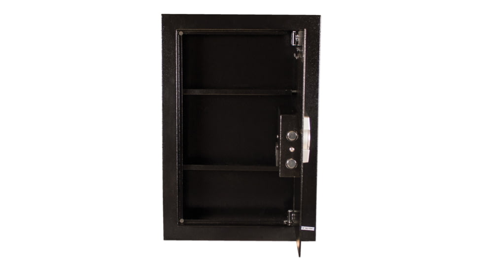 Tracker Safe Steel Wall Safe w/E-Lock, Black, WS211404-E