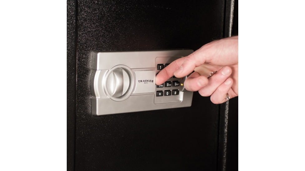 Tracker Safe Steel Wall Safe w/E-Lock, Black, WS211404-E