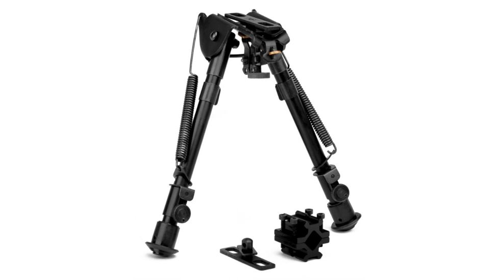 Trinity Force Tactical Full-Size Adj. Height Bipod, Black, Shrink Self-Motion, A ZSJJ88S