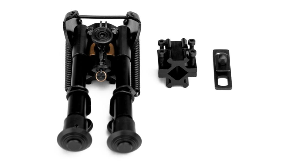 Trinity Force Tactical Full-Size Adj. Height Bipod, Black, Shrink Self-Motion, A ZSJJ88S