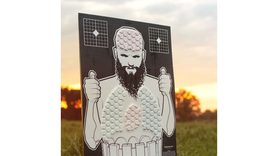 Triumph Systems FOLDED Threat Down Silhouette- Terrorist 6 pack, 0315-66-002