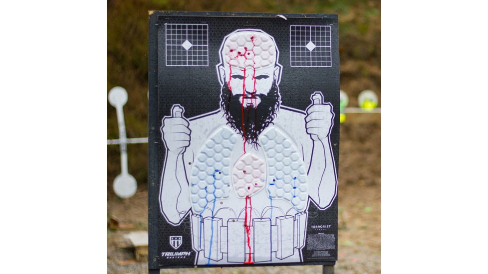 Triumph Systems FOLDED Threat Down Silhouette- Terrorist 6 pack, 0315-66-002