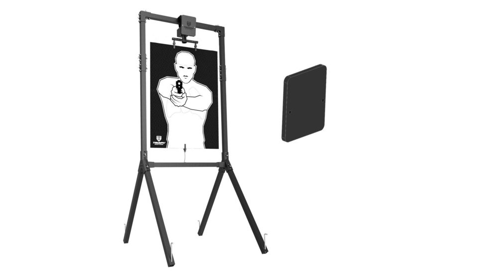 Triumph Systems Pivotal Trainer w/Steel Protective Plate, Black, 0090-30-008-KIT1