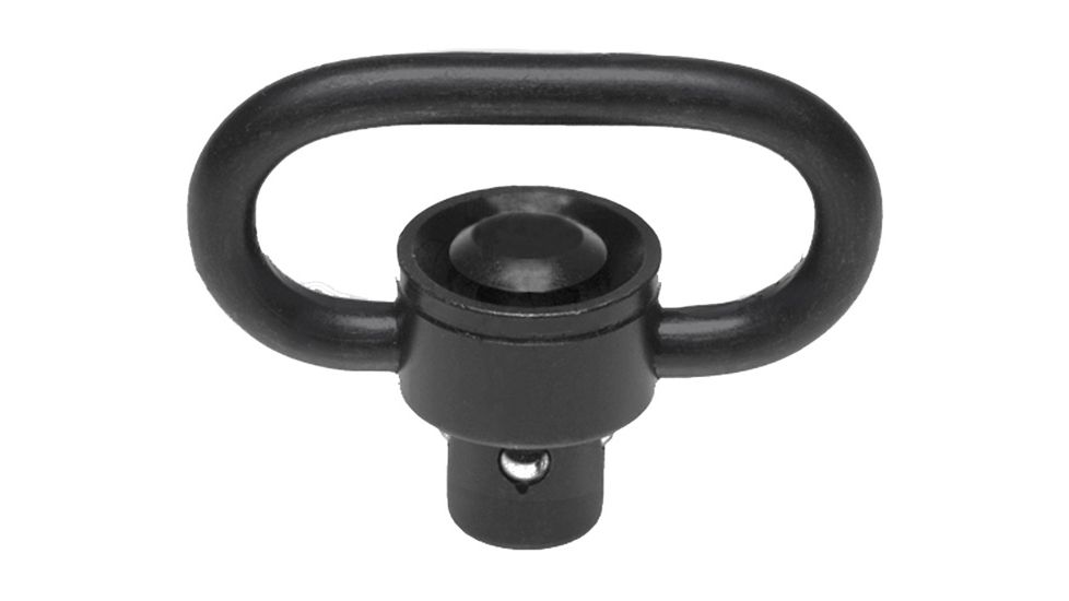 Troy Black Steel Quick Detach Swivel, NSN - 1005-01-632-9325, SMOU-SSQ-00BT-00