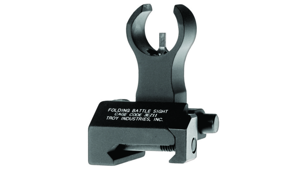 Troy Iron Sight, AR-15, Front Tactical w/HK Style Housing, Black, SSIG-FBS-FHBT-00