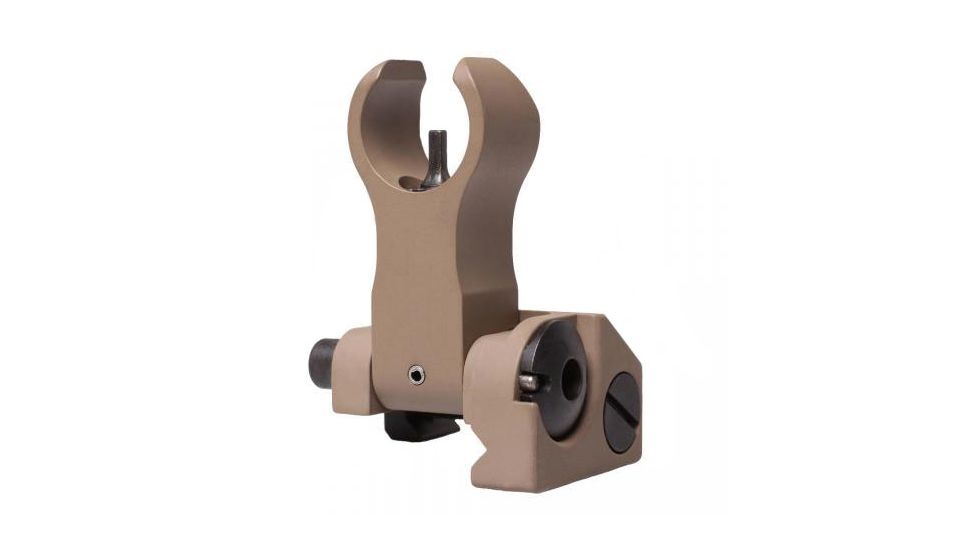 Troy Top Mounted Deployable Front Sight, Front Tactical w/HK Style Housing, Flat Dark Earth, SSIG-FBS-FHFT-00