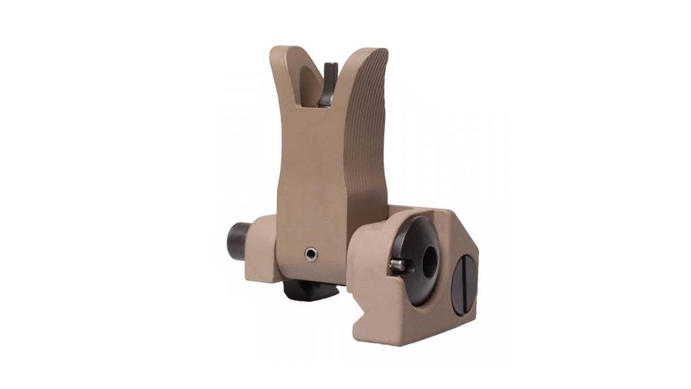 Troy Top Mounted Deployable Front Sight, Front Tactical w/M4 Style Housing, Flat Dark Earth, SSIG-FBS-FMFT-00