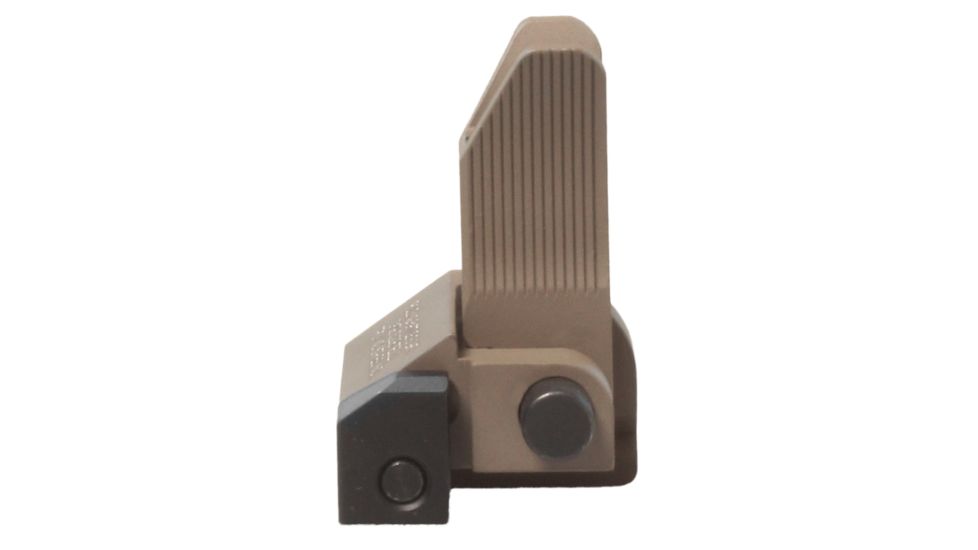 Troy Top Mounted Deployable Front Sight, Front Tactical w/M4 Style Housing, Flat Dark Earth, SSIG-FBS-FMFT-00