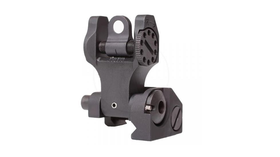 Troy Rear Folding Battle Sight, T6 Aircraft Aluminum, Black, FBS-R0BT-00