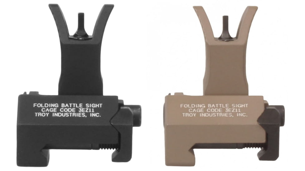 Troy Folding Front Battle Sight, Black, Flat Dark Earth