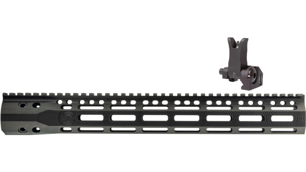 Troy Iron Sight, AR-15, Front Tactical BlackTroy Industries SOCC Gen 2 Free Float M-LOK Black, 15.125in
