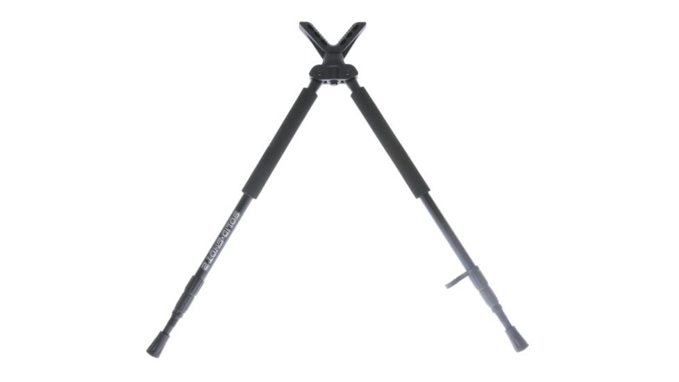 TruGlo Solid Shot Bi-pod 21''-40'' Black W/neoprene Hndle, TG-TG8920XB