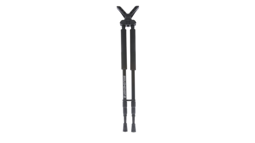 TruGlo Solid Shot Bi-pod 21''-40'' Black W/neoprene Hndle, TG-TG8920XB