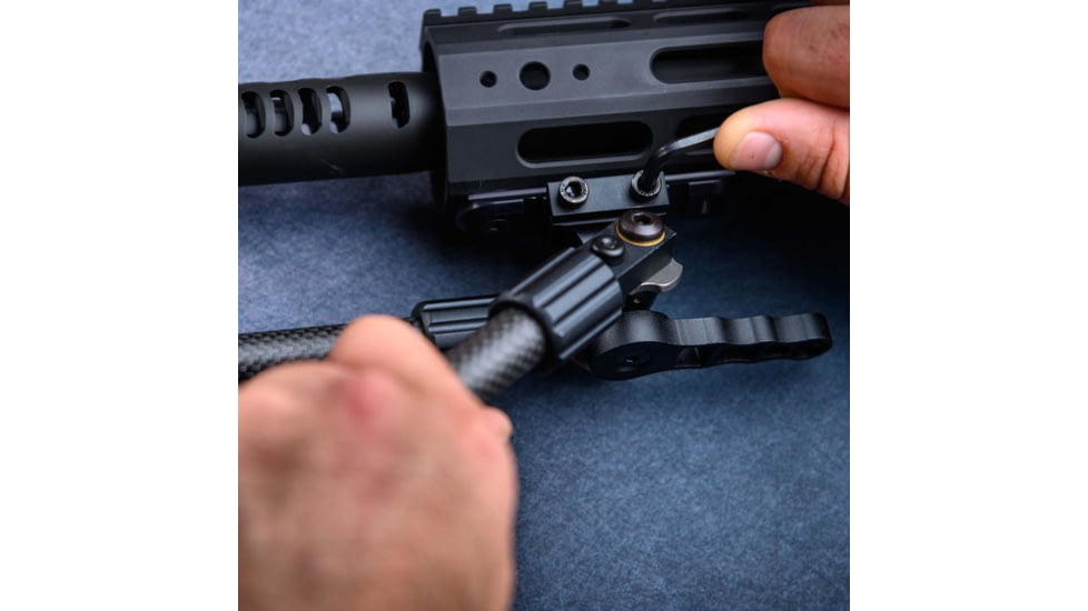 TruGlo Tac Pod Carbon Pro Bipod, Sling Stud Mount, 9-13, Black, TG-TG8906L