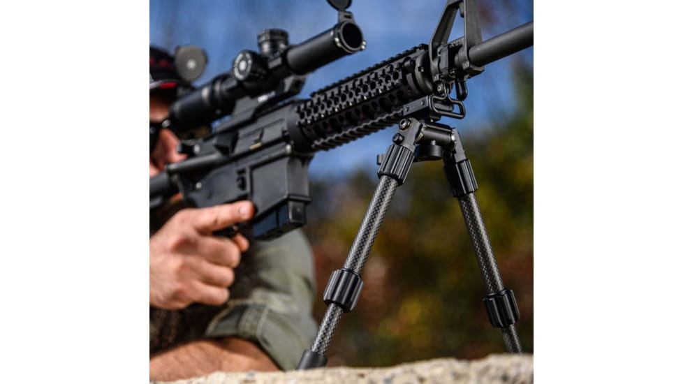 TruGlo Tac Pod Carbon Pro Bipod, Sling Stud Mount, 9-13, Black, TG-TG8906L