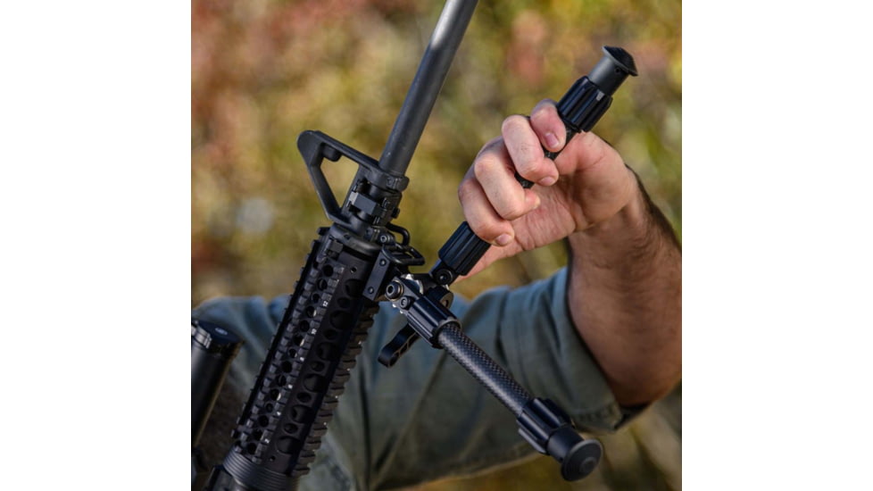 TruGlo Tac Pod Carbon Pro Bipod, Sling Stud Mount, 9-13, Black, TG-TG8906L