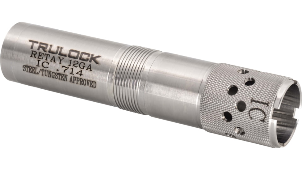 Trulock Retay Sporting Clay, Ported 12 Ga, Silver, Improved Cylinder, SCRTY12714P